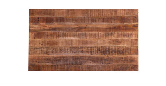 ESSTISCH in Holz 160/90/76 cm  - Schwarz/Naturfarben, KONVENTIONELL, Holz/Metall (160/90/76cm) - Landscape