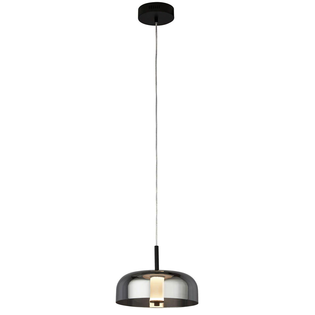 VISEČA NIHALNA LED-SVETILKA   16.37 W///220-240 V/ - črna, Basics, kovina/steklo (30/21cm)