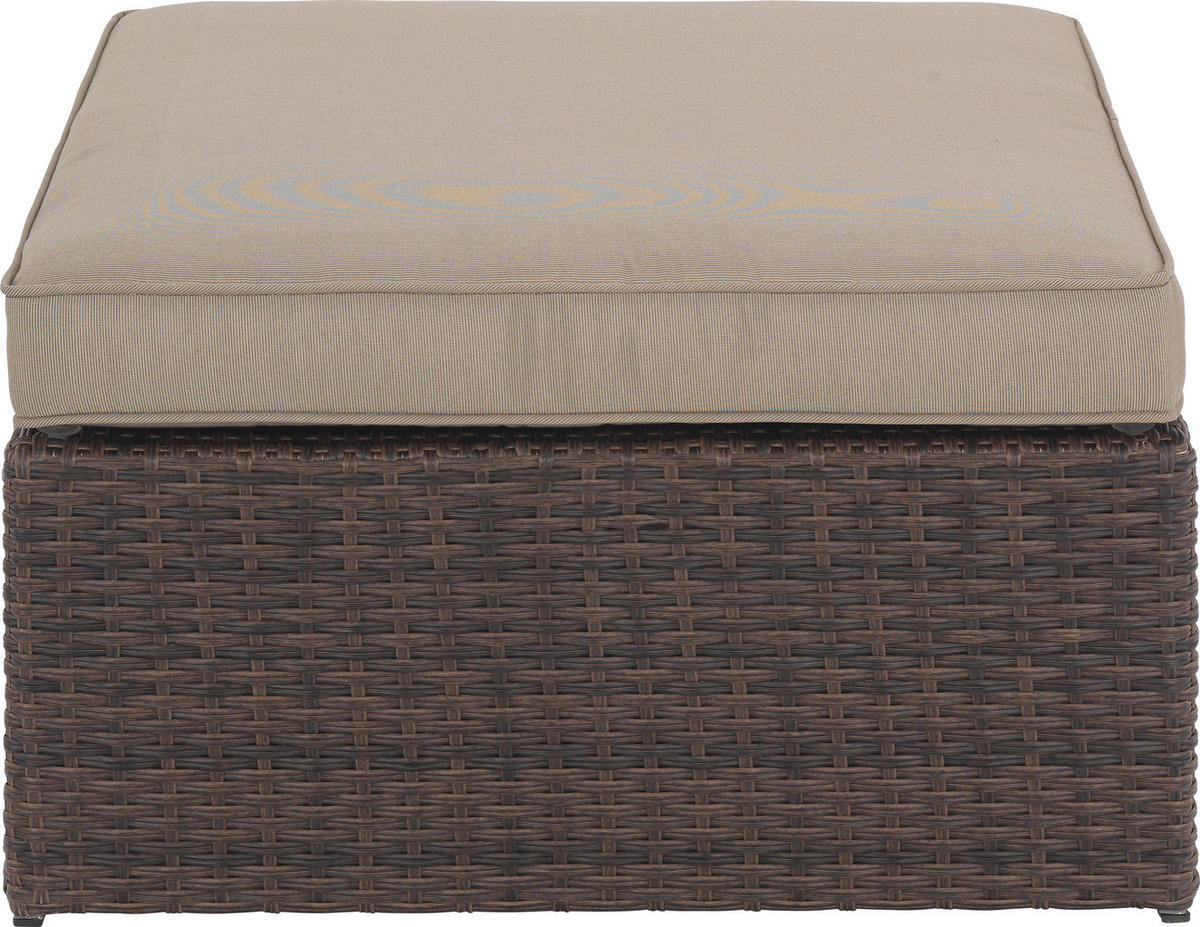 LOUNGE ÜLŐKE  - bézs/barna, Romantik / Landhaus, műanyag/Üveg (70/31/70cm) - Ambia Garden