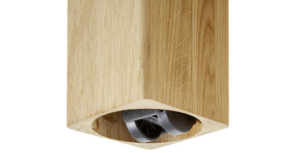 COUCHTISCH Wildeiche massiv quadratisch Eichefarben - Eichefarben, Natur, Holz (75/75/58cm) - Linea Natura