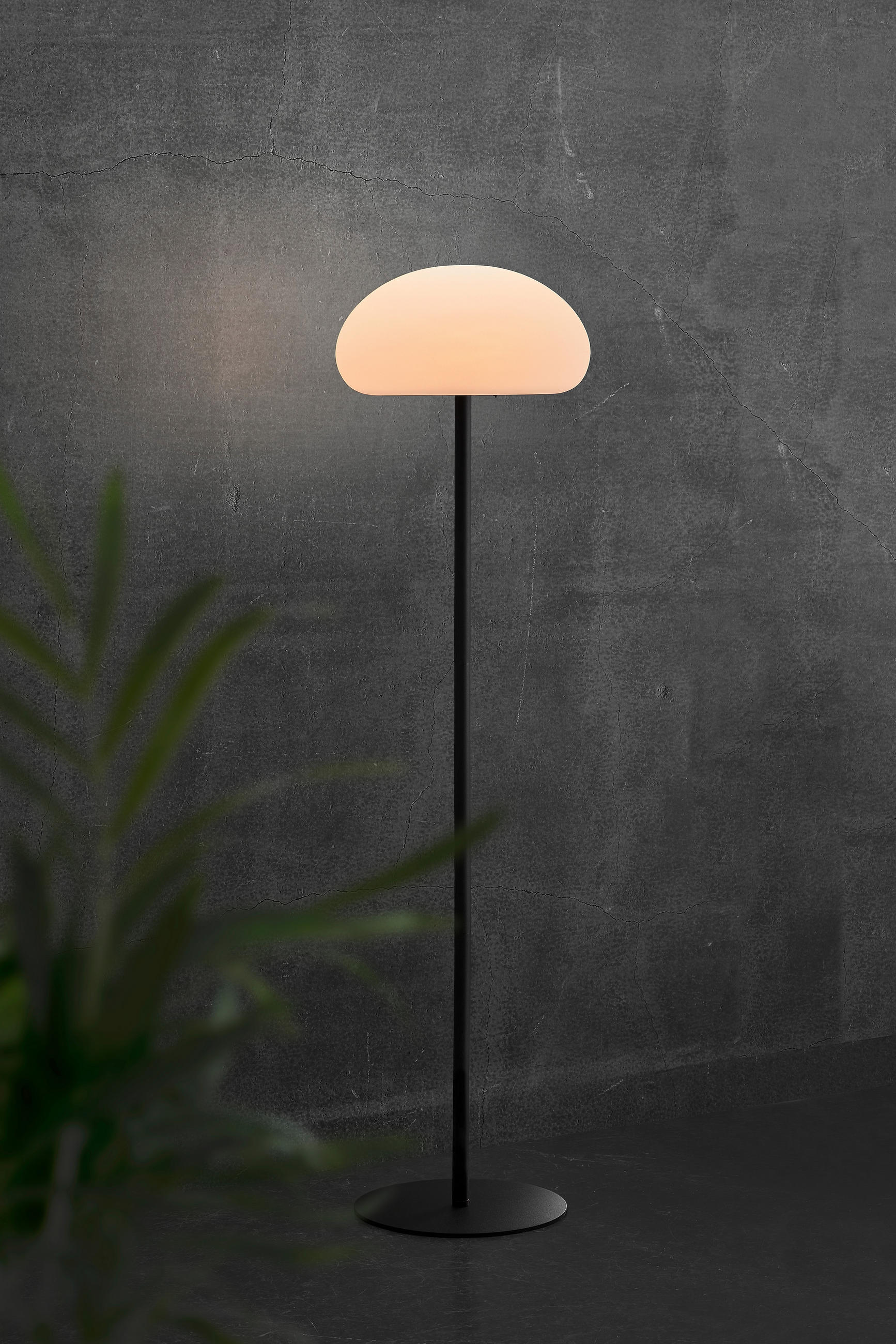 LED-STEHLEUCHTE 34/126 cm    - Schwarz/Weiß, Design, Kunststoff/Metall (34/126cm) - Nordlux
