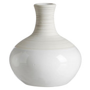 VASE 10 cm - Beige/Weiß, Design, Keramik (9/9/10cm) - Ritzenhoff Breker