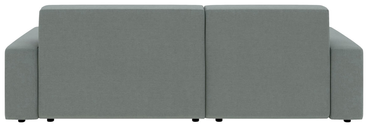 ECKSOFA in Struktur Grau  - Schwarz/Grau, Modern, Kunststoff/Textil (162/246cm) - Trendmanufaktur