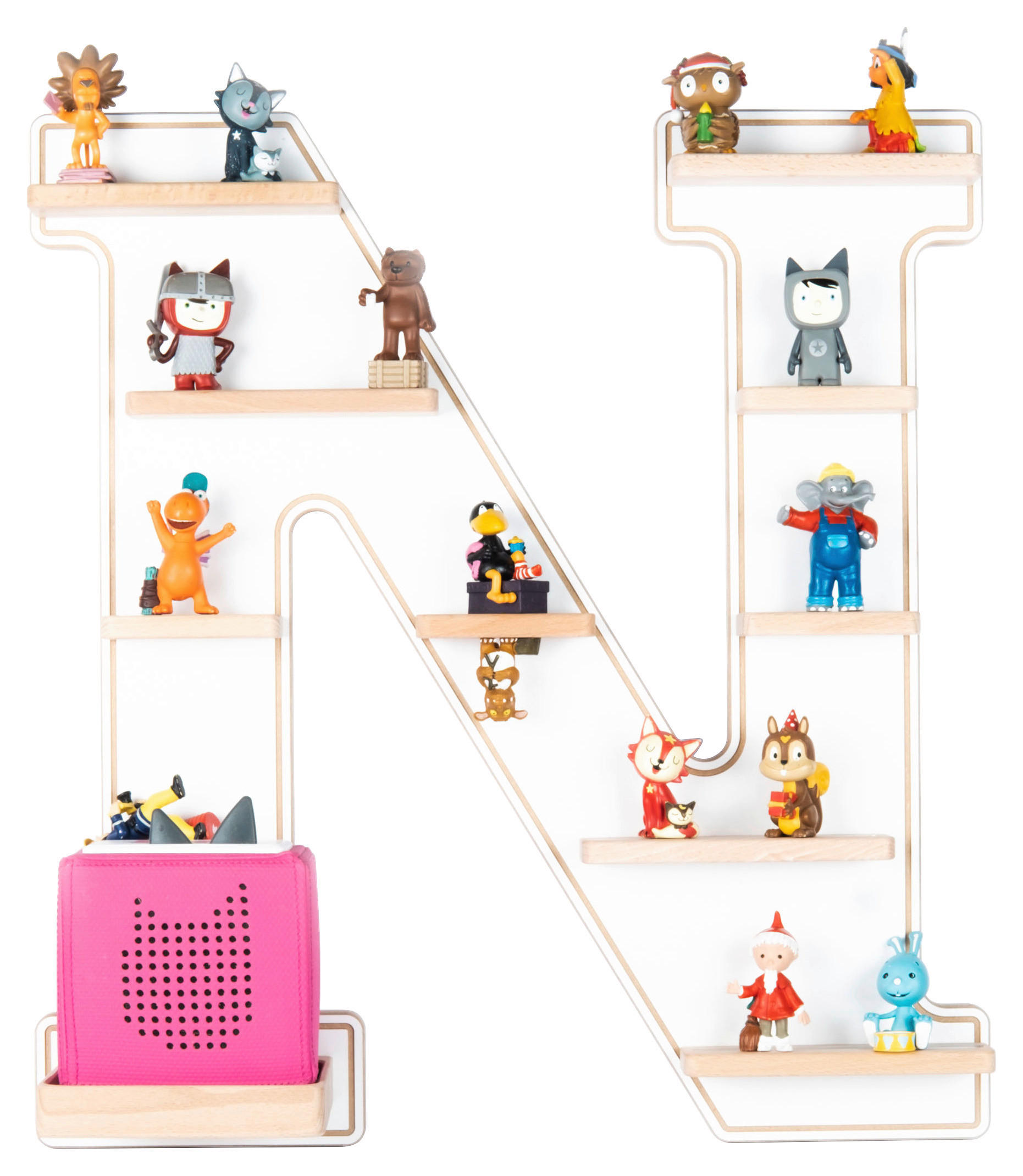 KINDERREGAL Weiß  - Weiß, MODERN, Holzwerkstoff (50/54/19cm) - MID.YOU