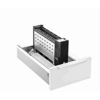 EINBAUTOASTER  - Edelstahlfarben/Schwarz, Basics, Metall (17,8/7,5/40cm) - HKT