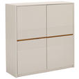 HIGHBOARD  in 117/120/40 cm  - Kaschmir/Eichefarben, Trend, Holzwerkstoff (117/120/40cm) - Xora