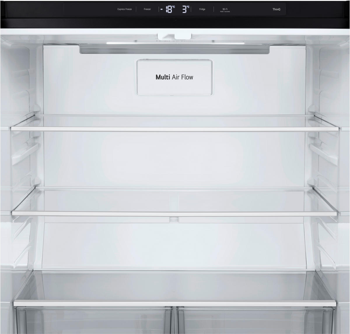MULTI-DOOR 83.5/178.7/73 cm GMV860EPDE  - Schwarz, Trend, Glas/Kunststoff (83.5/178.7/73cm) - LG
