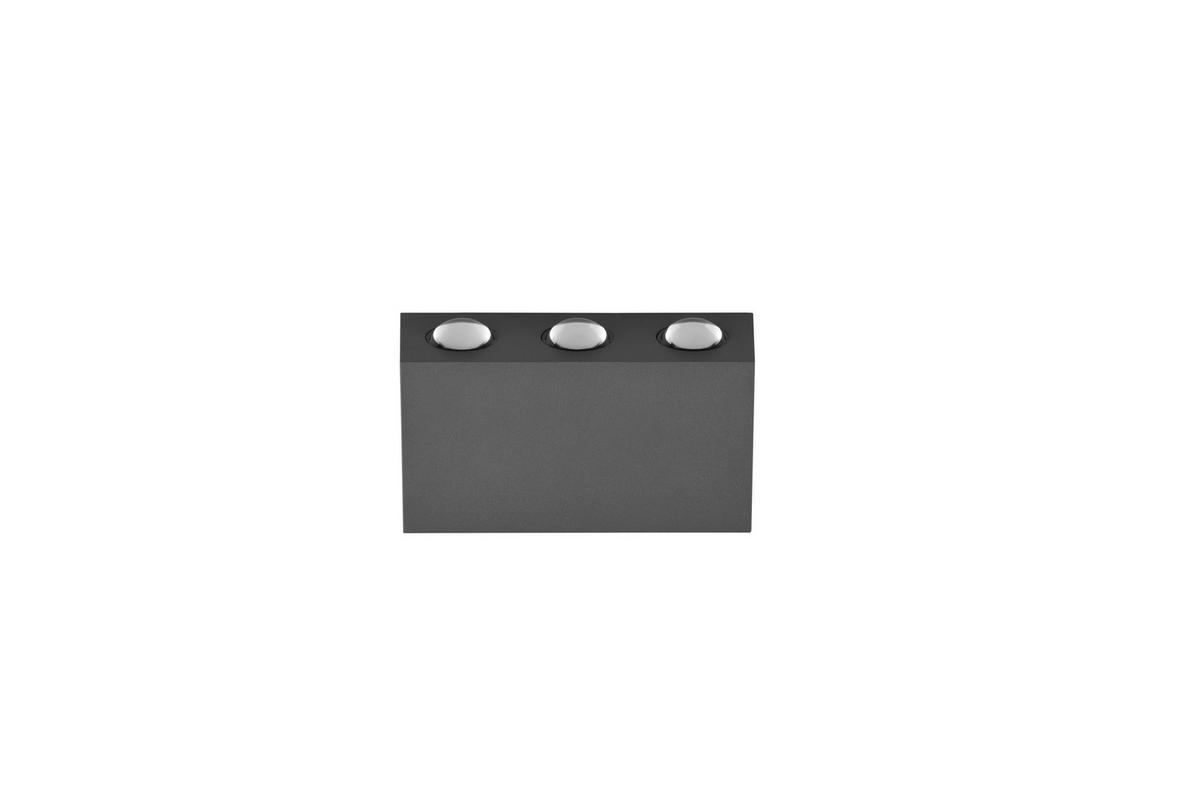 ZUNANJA STENSKA SVETILKA  CLYDE      14/8,5 cm       - antracit, Basics, kovina (14/8,5cm)