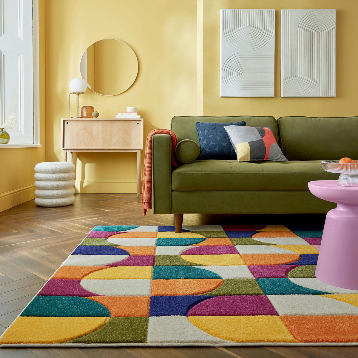 TKANÝ KOBEREC, 120/170 cm, vícebarevná - vícebarevná, Basics, textil (120/170cm)