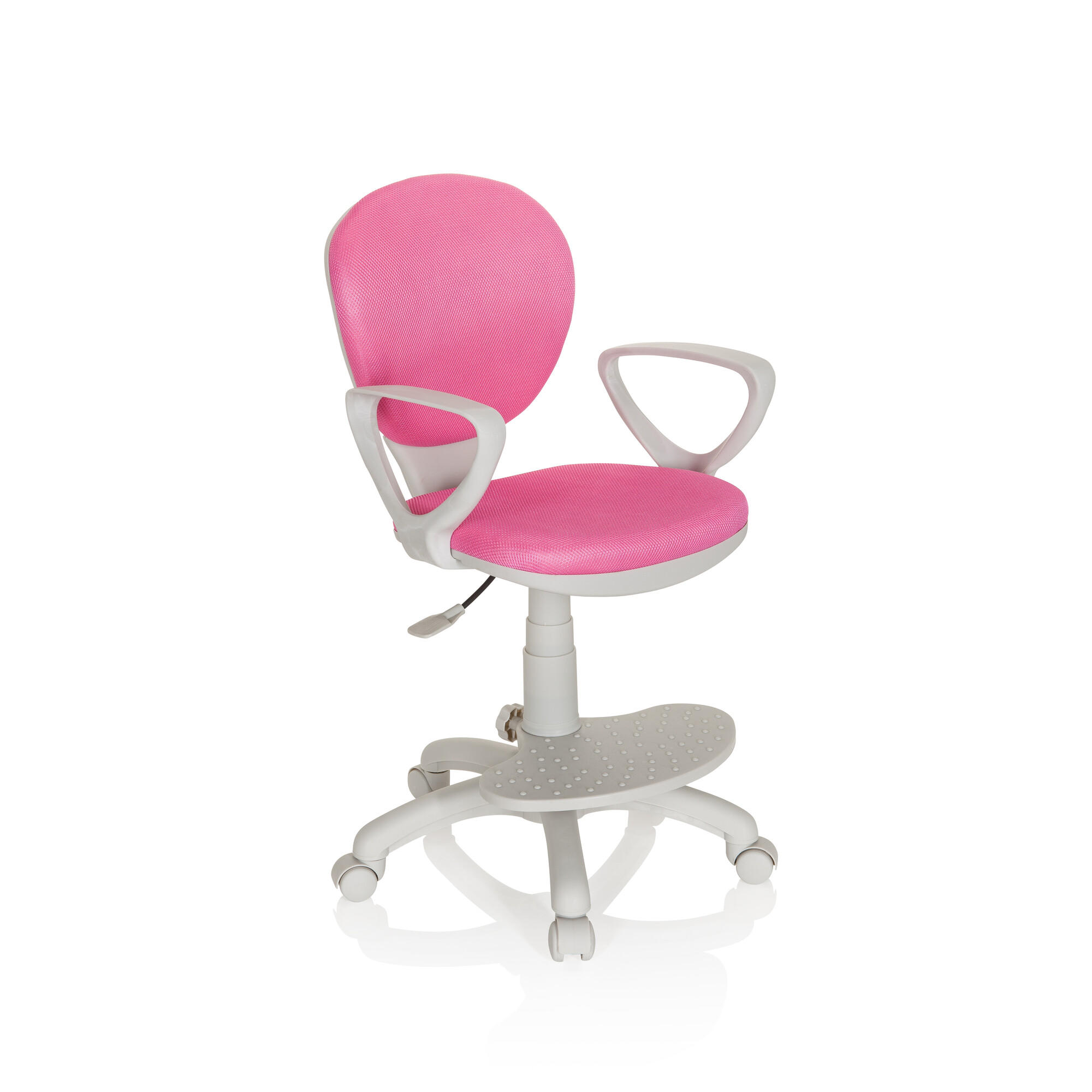MID.YOU OTOČNÁ ŽIDLE PRO MLADÉ, šedá, pink