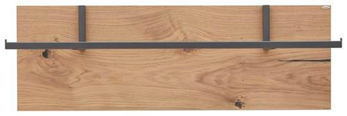 GARDEROBENPANEEL  in 96/32/34,2 cm  - Eichefarben/Anthrazit, Natur, Holz (96/32/34,2cm) - Voglauer