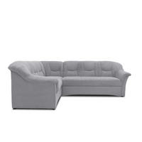 ECKSOFA Dunkelgrau Mikrofaser  - Dunkelgrau/Schwarz, KONVENTIONELL, Kunststoff/Textil (190/240cm) - MID.YOU