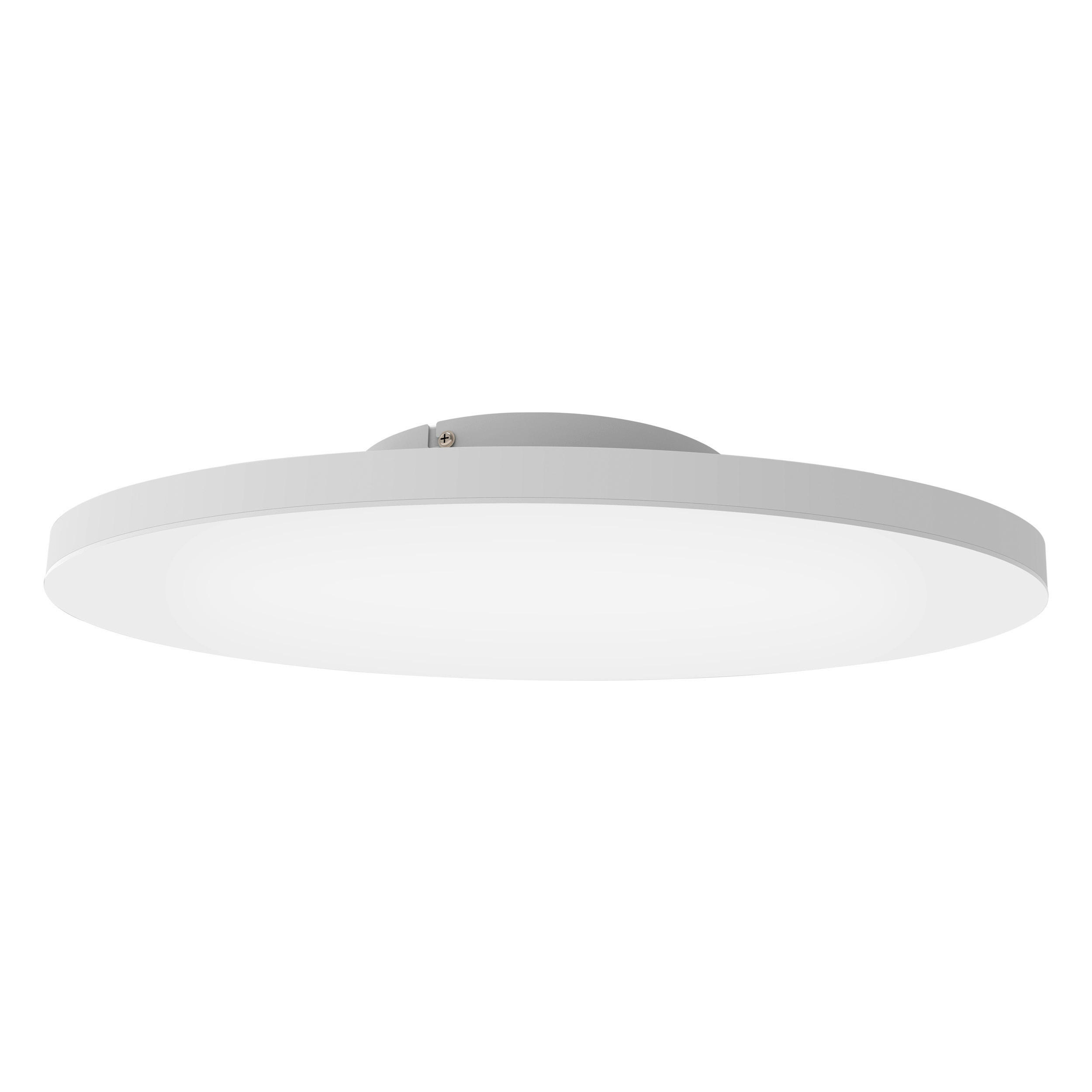 LED-DECKENLEUCHTE Turcona-Z  Smart 60/6 cm   - Weiß, Design, Kunststoff/Metall (60/6cm) - Eglo