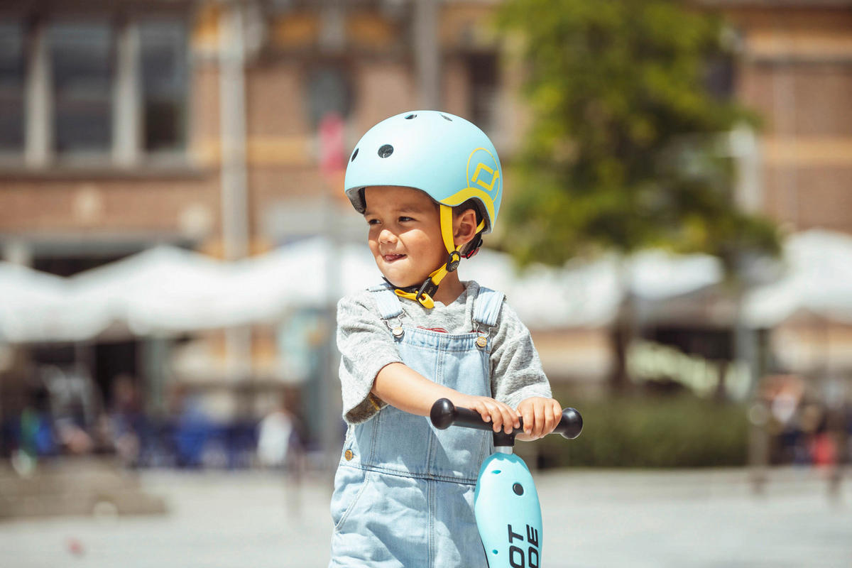 LAUFRAD/KINDERSCOOTER 2in1 Highwaykick 1  - Hellblau, Trend, Kunststoff/Metall (24/37/55cm) - Scoot and Ride