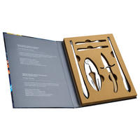 FISCHBESTECK   - Silberfarben/Braun, Basics, Holz/Metall (21/2,5/28cm)