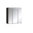 SPIEGELSCHRANK Graphitfarben - Chromfarben/Graphitfarben, Design, Glas/Holzwerkstoff (60/64/20cm) - Xora SPIEGELSCHRANK Graphitfarben - Chromfarben/Graphitfarben, Design, Glas/Holzwerkstoff (60/64/20cm) - Xora