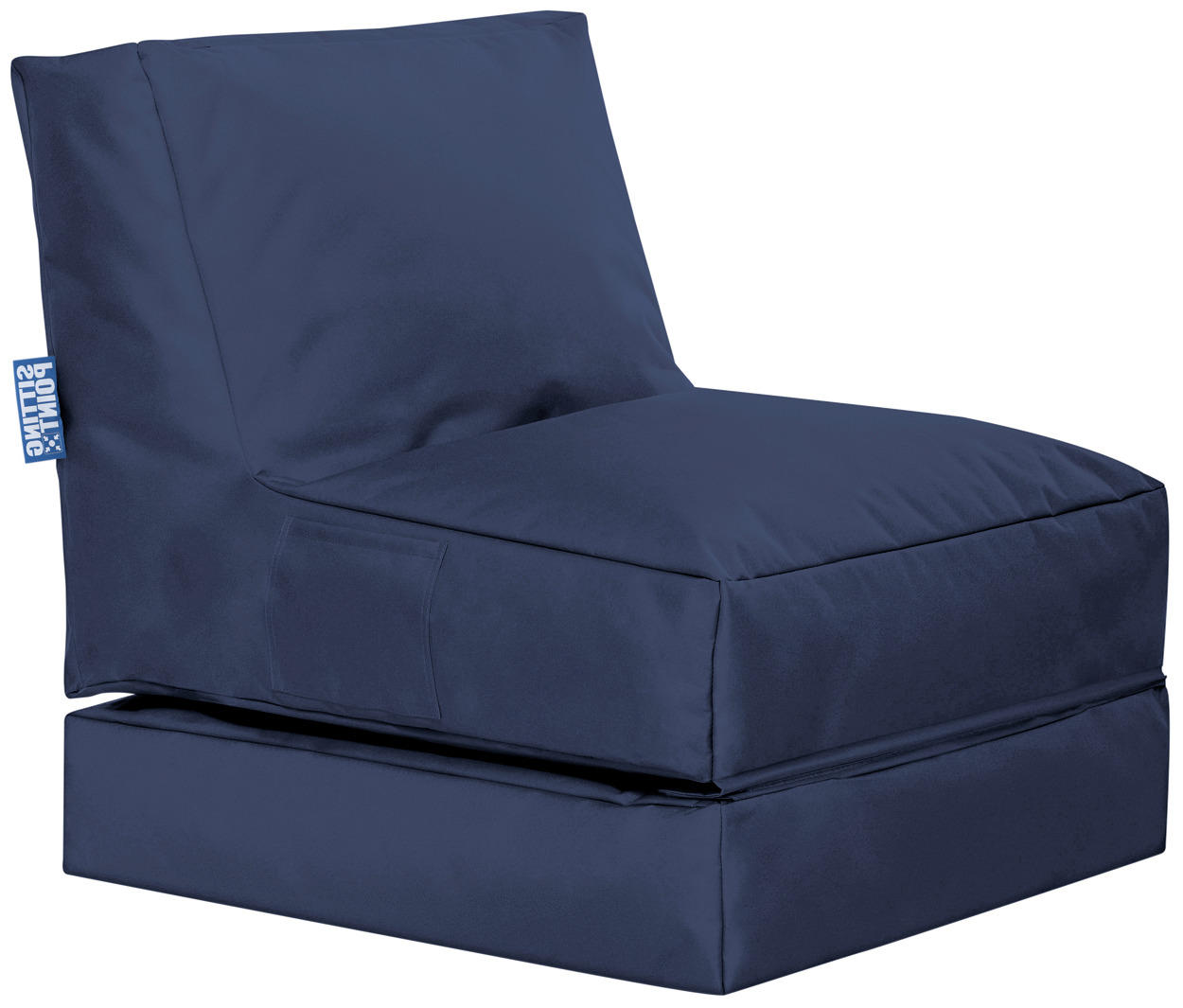 SITZSACK 300 l  - Blau, Design, Textil (70/80/90cm)