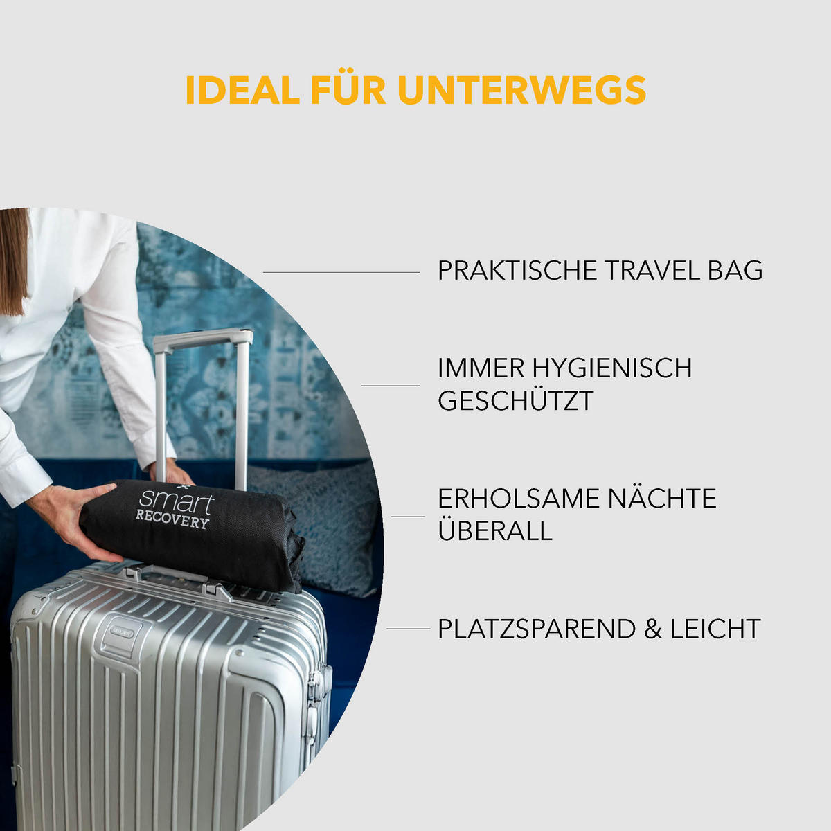 KINDER NACKENKISSEN COMFORT  - Basics, Textil (50/6/32cm) - Smartsleep