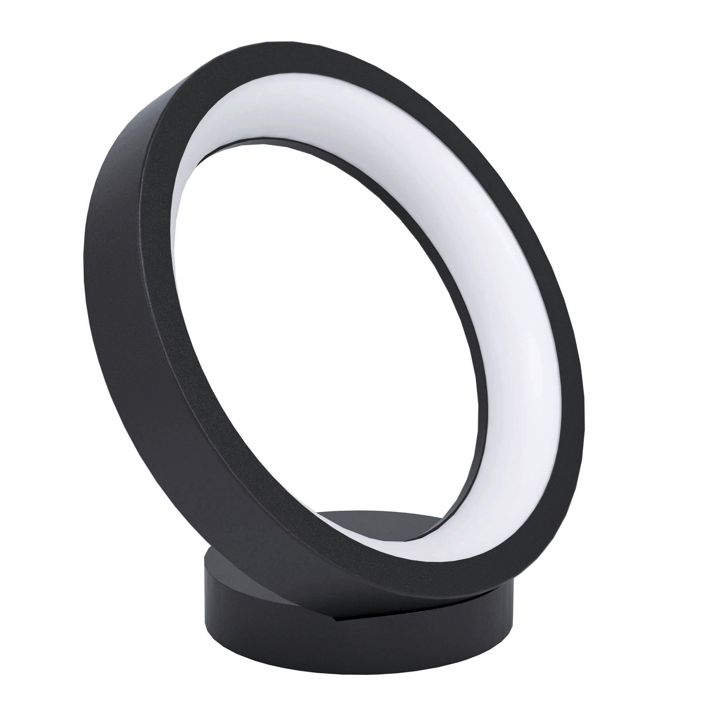 TISCHLEUCHTE Marghera-Z 14,5/26,5 cm  - Schwarz/Weiß, Design, Kunststoff/Metall (14,5/26,5cm) - Eglo