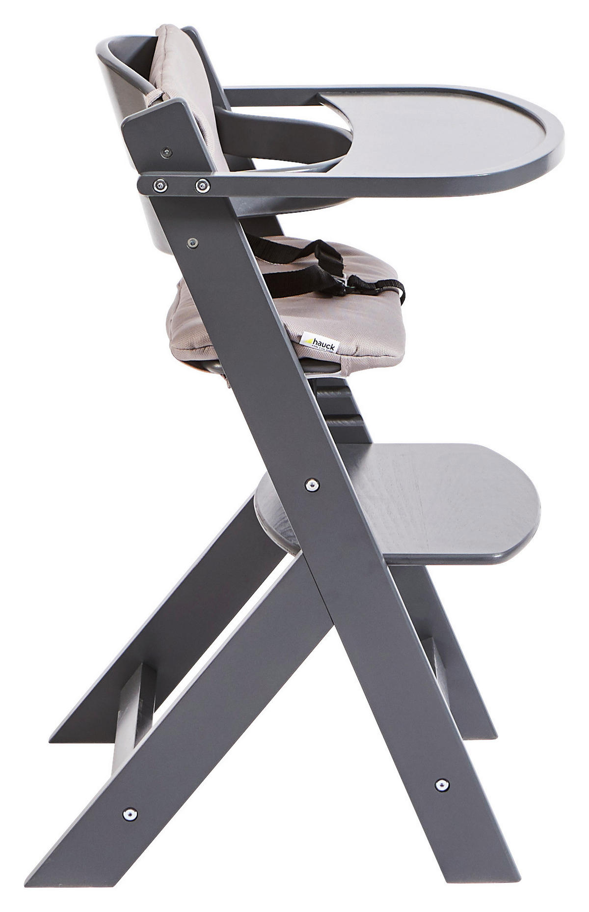 HOCHSTUHL Lunch Dunkelgrau WARM GREY  - Dunkelgrau, LIFESTYLE, Holz (45/50,5/78,5cm) - My Baby Lou