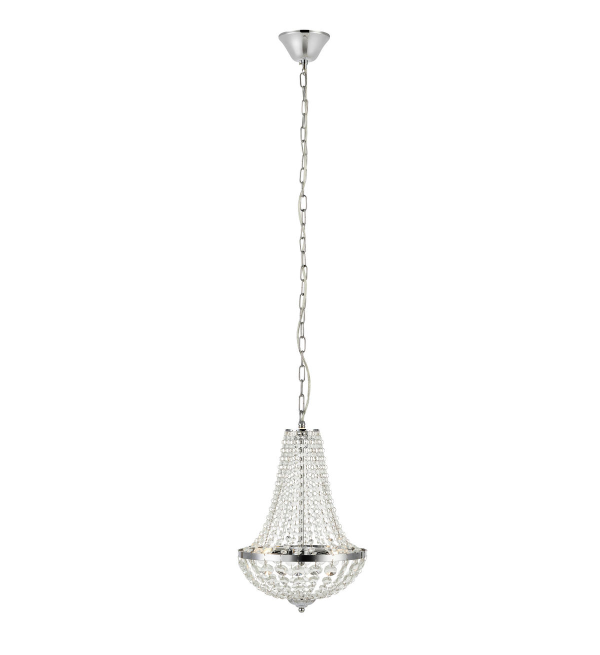 KRONLEUCHTER 30/40 cm   - Klar/Goldfarben, Basics, Glas/Metall (30/40cm) - Markslöjd