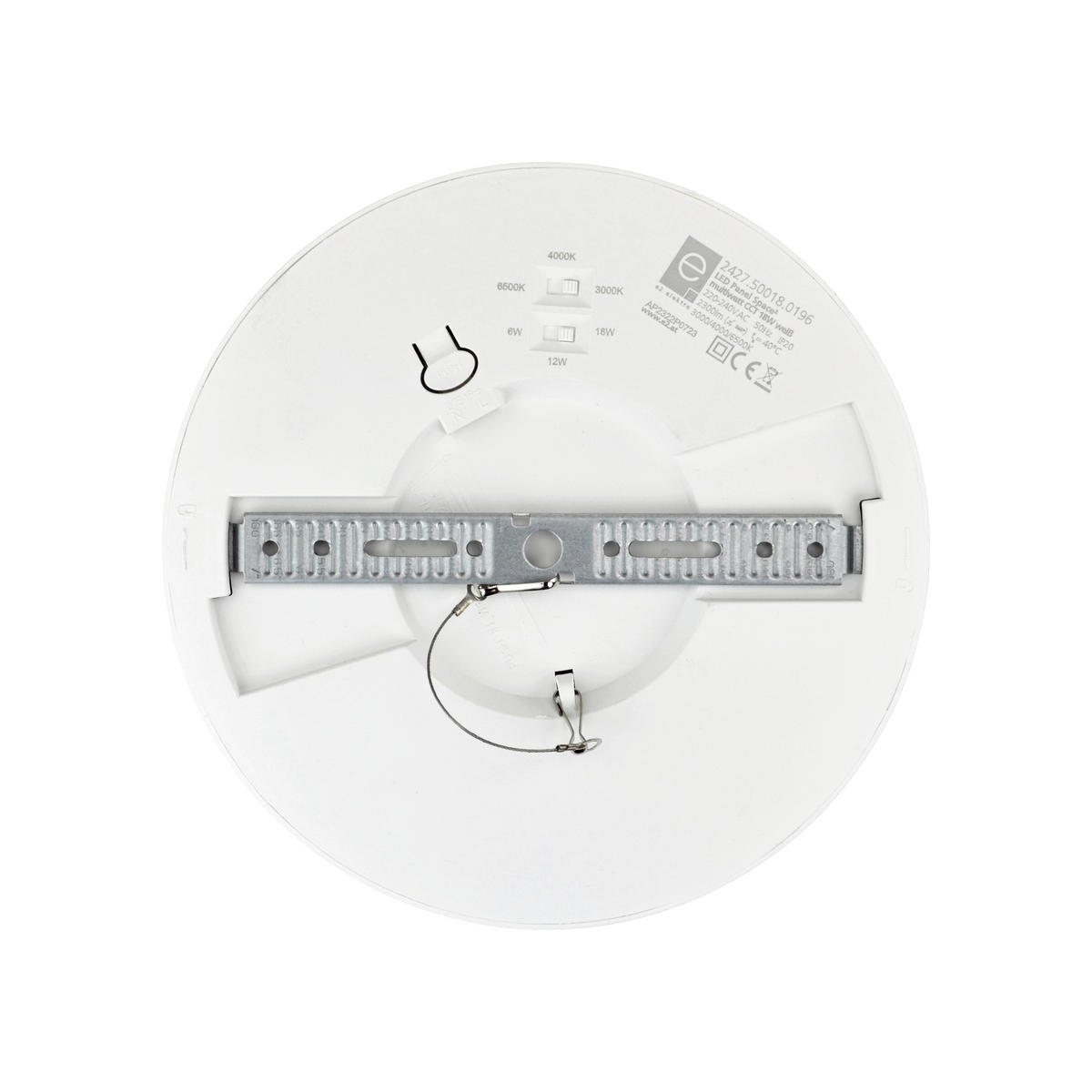 LED-DECKENLEUCHTE Space 22,5/1,7 cm   - Weiß, KONVENTIONELL, Kunststoff (22,5/1,7cm)