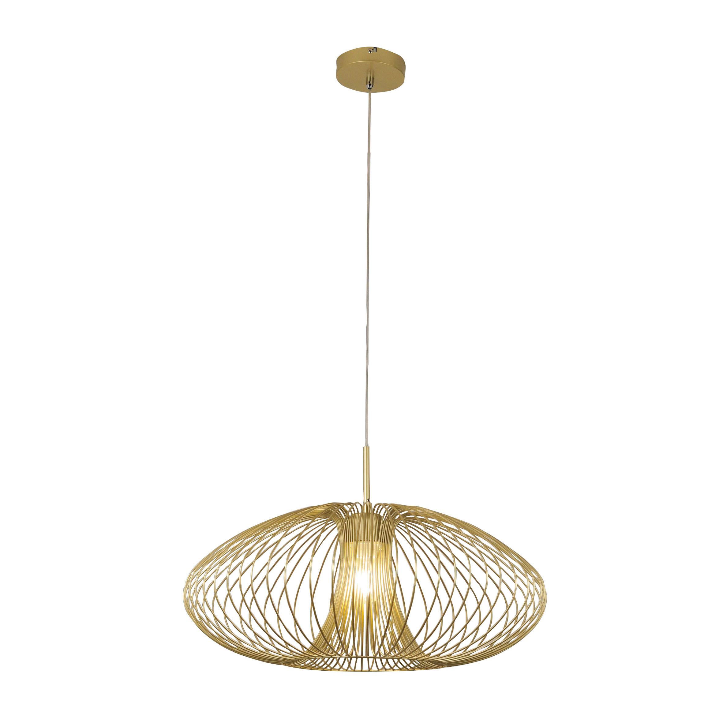 SVJETILJKA VISEĆA  60/200 cm      Fassa  - zlatne boje, Design, metal (60/200cm)