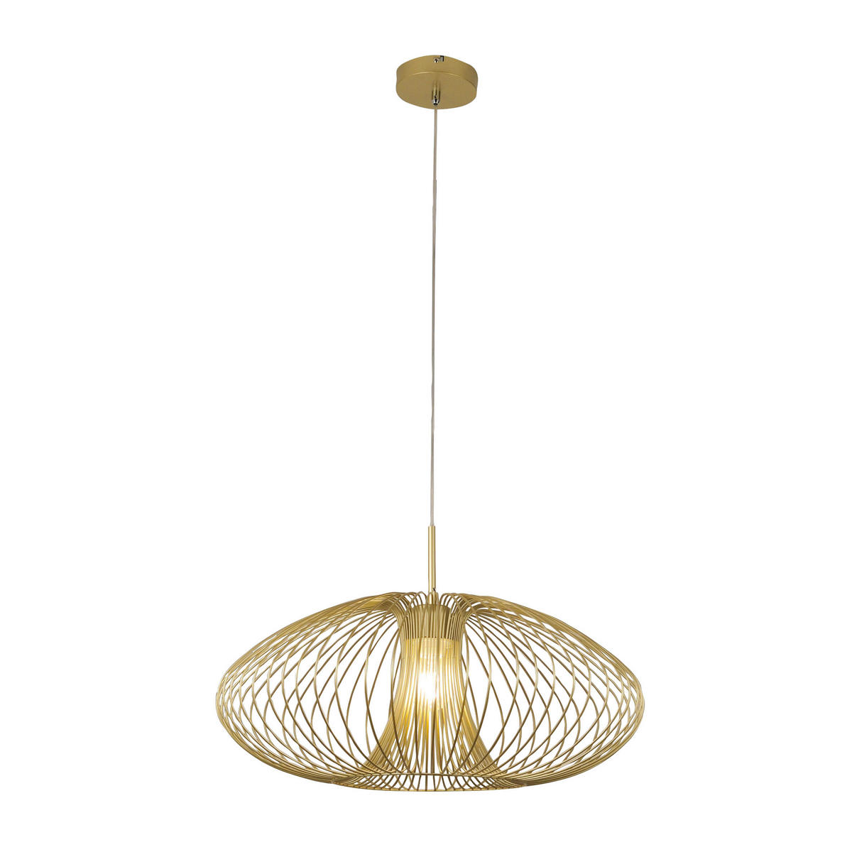 SVJETILJKA VISEĆA  60/200 cm      Fassa  - zlatne boje, Design, metal (60/200cm)