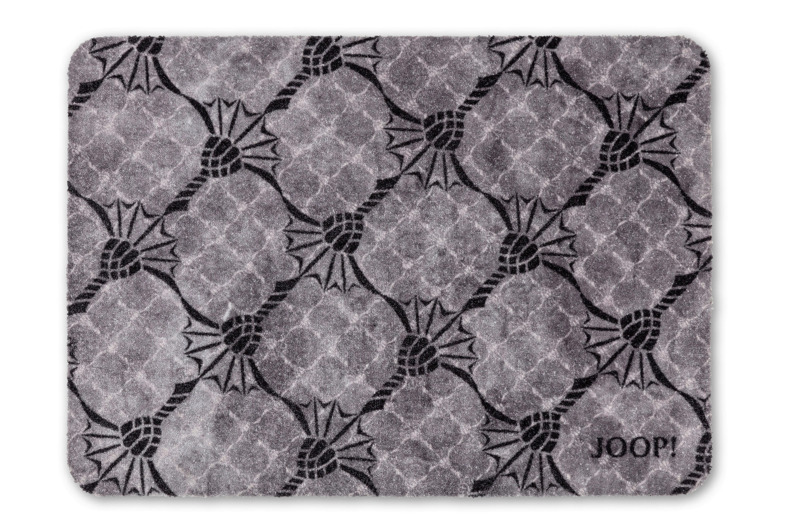 FUSSMATTE - Grau, Design, Kunststoff (67/110cm) - Joop!
