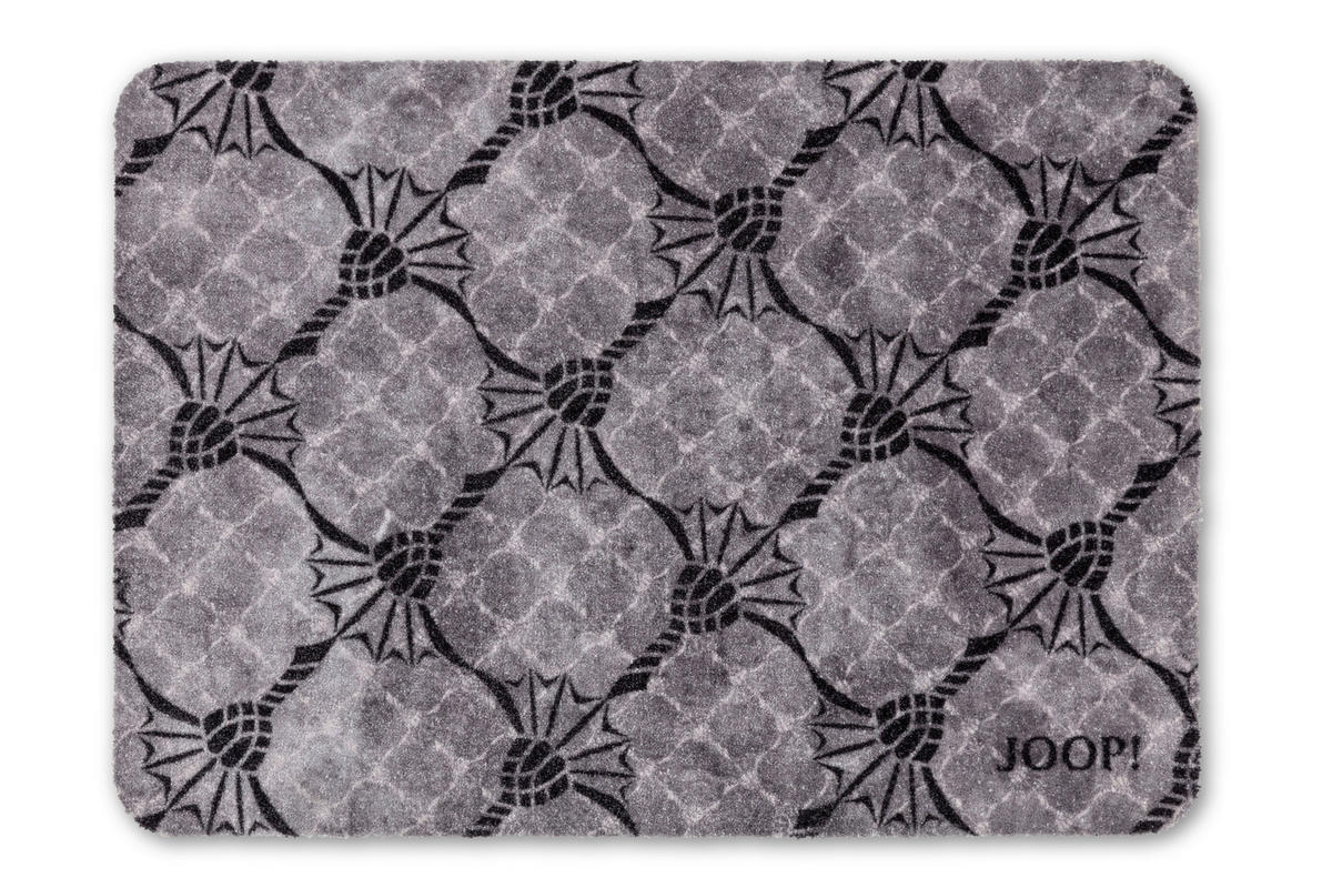 FUSSMATTE - Grau, Design, Kunststoff (67/110cm) - Joop!