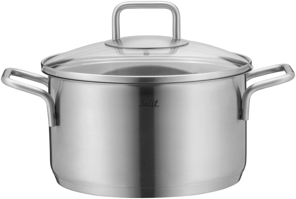 LONAC ZA MESO    - svijetlo siva, Basics, metal (20cm) - Silit