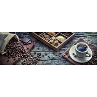 GLASBILD Kaffee  - Multicolor, Basics, Glas (33/98/1,40cm) - Euroart