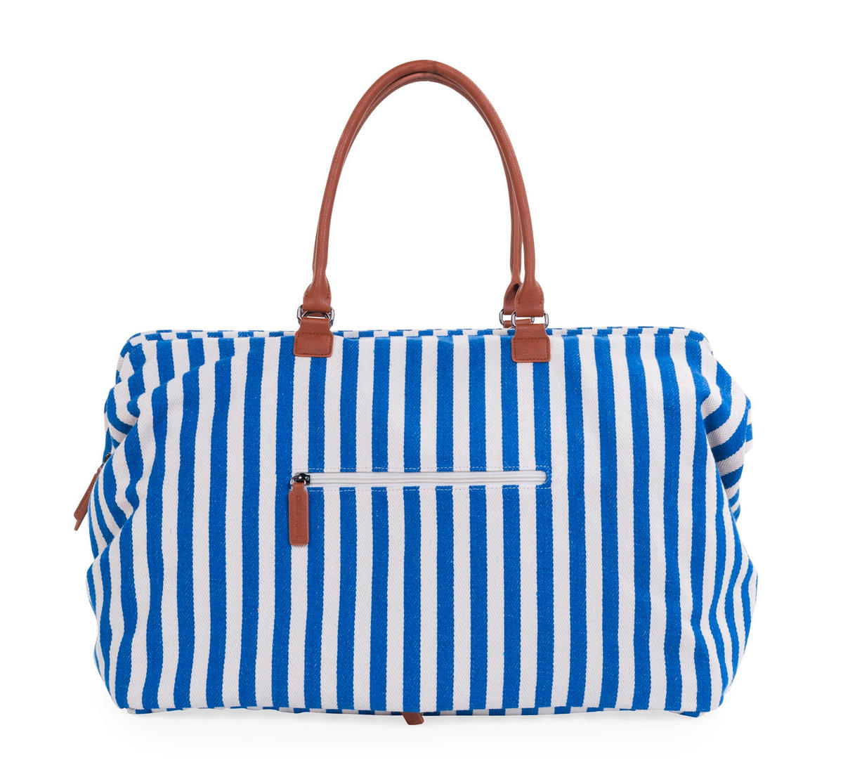 WICKELTASCHE Mommy Bag Blaue Streifen  - Weiß/Grau, KONVENTIONELL, Kunststoff/Textil (55/30/40cm) - Childhome