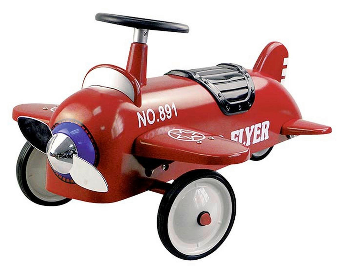 AUTO GURALICA   - bijela/crvena, Basics, metal/plastika (77/48/36,5cm) - Goki