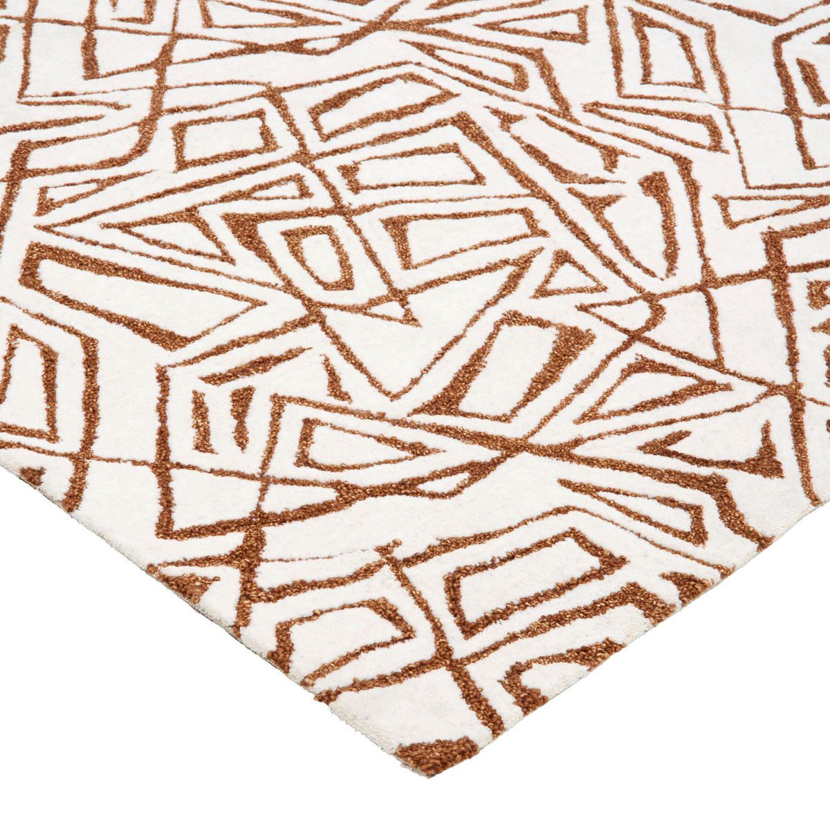 VLNĚNÝ KOBEREC, 130/190 cm, rezavá - rezavá, Trend, textil (130/190cm) - Novel