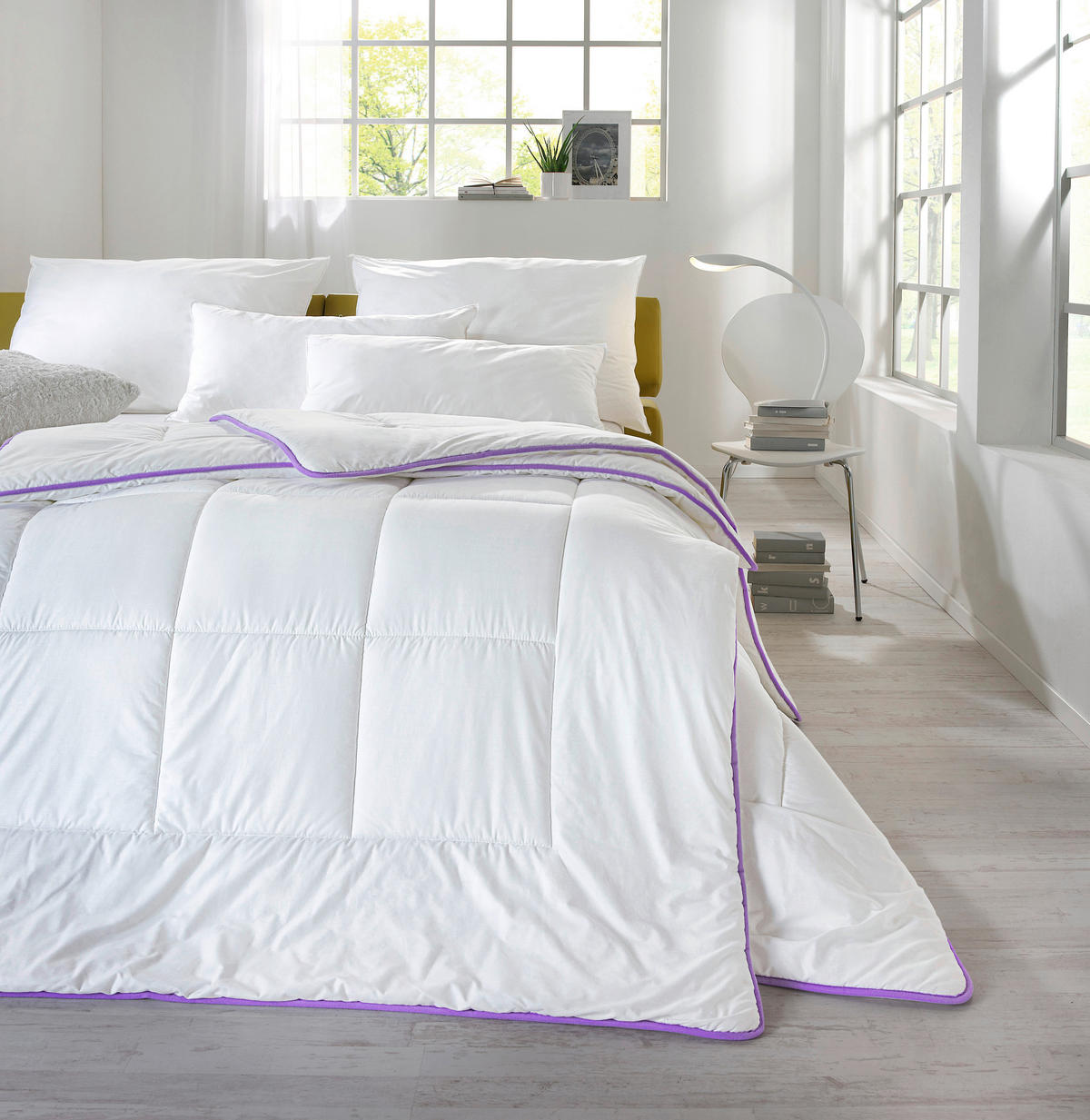CELOGODIŠNJI JORGAN ZEN 200/200 cm  - bela, Konvencionalno, tekstil (200/200cm) - Sleeptex