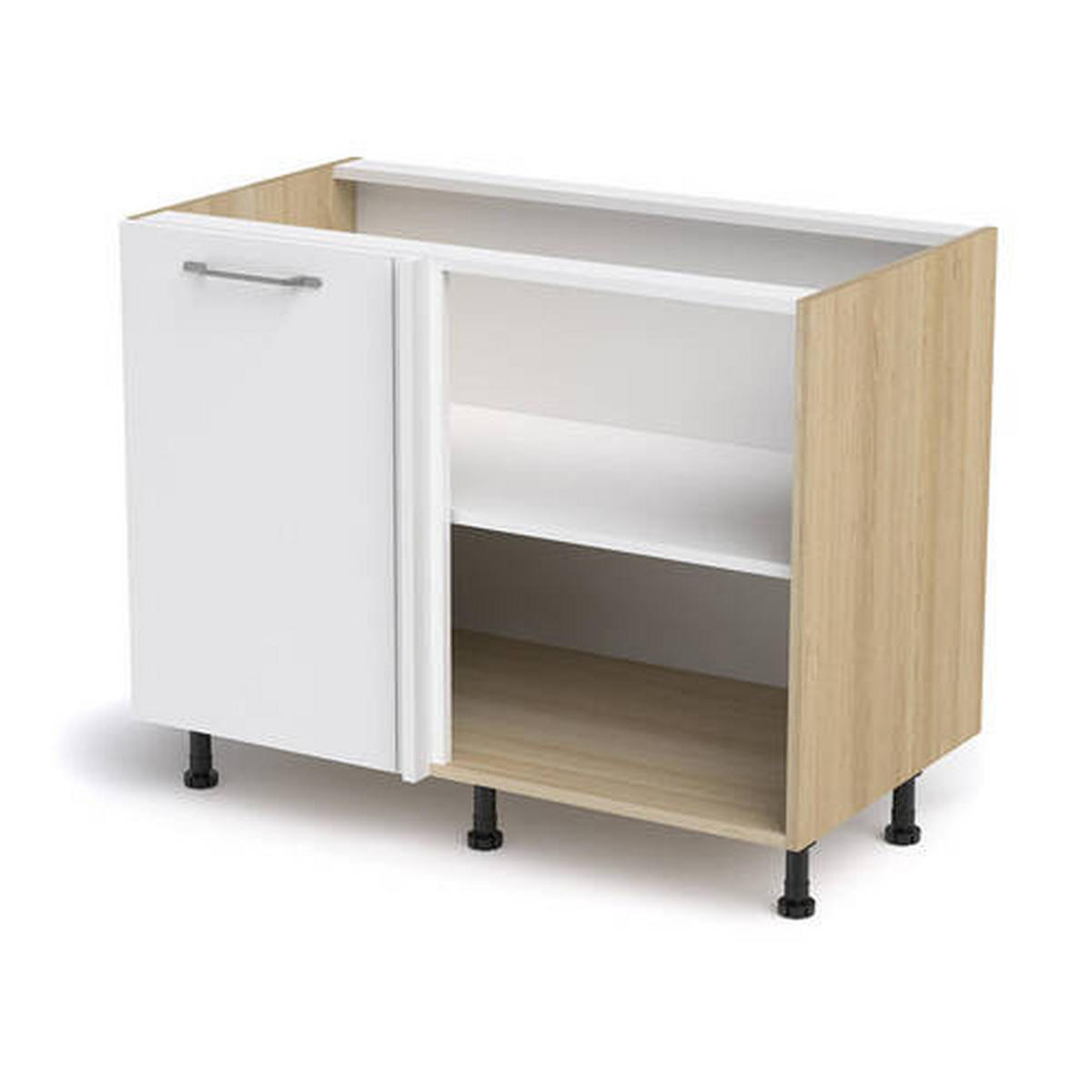 KOTNA SPODNJA OMARICA - barve jesena, Basics (110/87/65cm) - Stylife