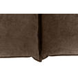 ECKSOFA in Flachgewebe Braun  - Schwarz/Braun, Design, Textil/Metall (338/165cm) - Hom`in