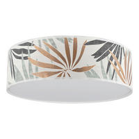 DECKENLEUCHTE Hoja 38/14 cm  - Multicolor, Design, Papier/Metall (38/14cm)