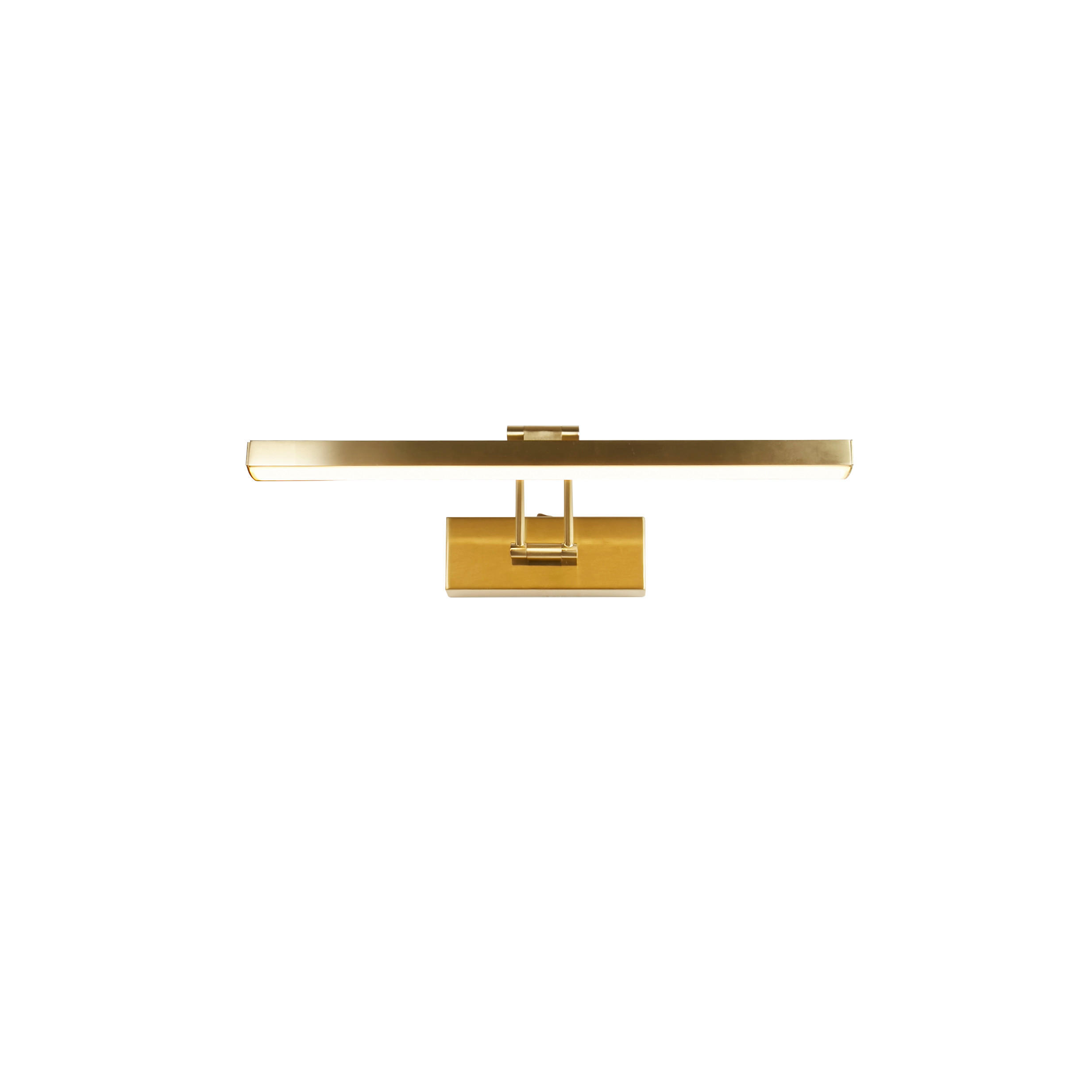 LED-BILDERLEUCHTE 18/40,5 cm   - Messingfarben, Design, Kunststoff/Metall (18/40,5cm) - Searchlight