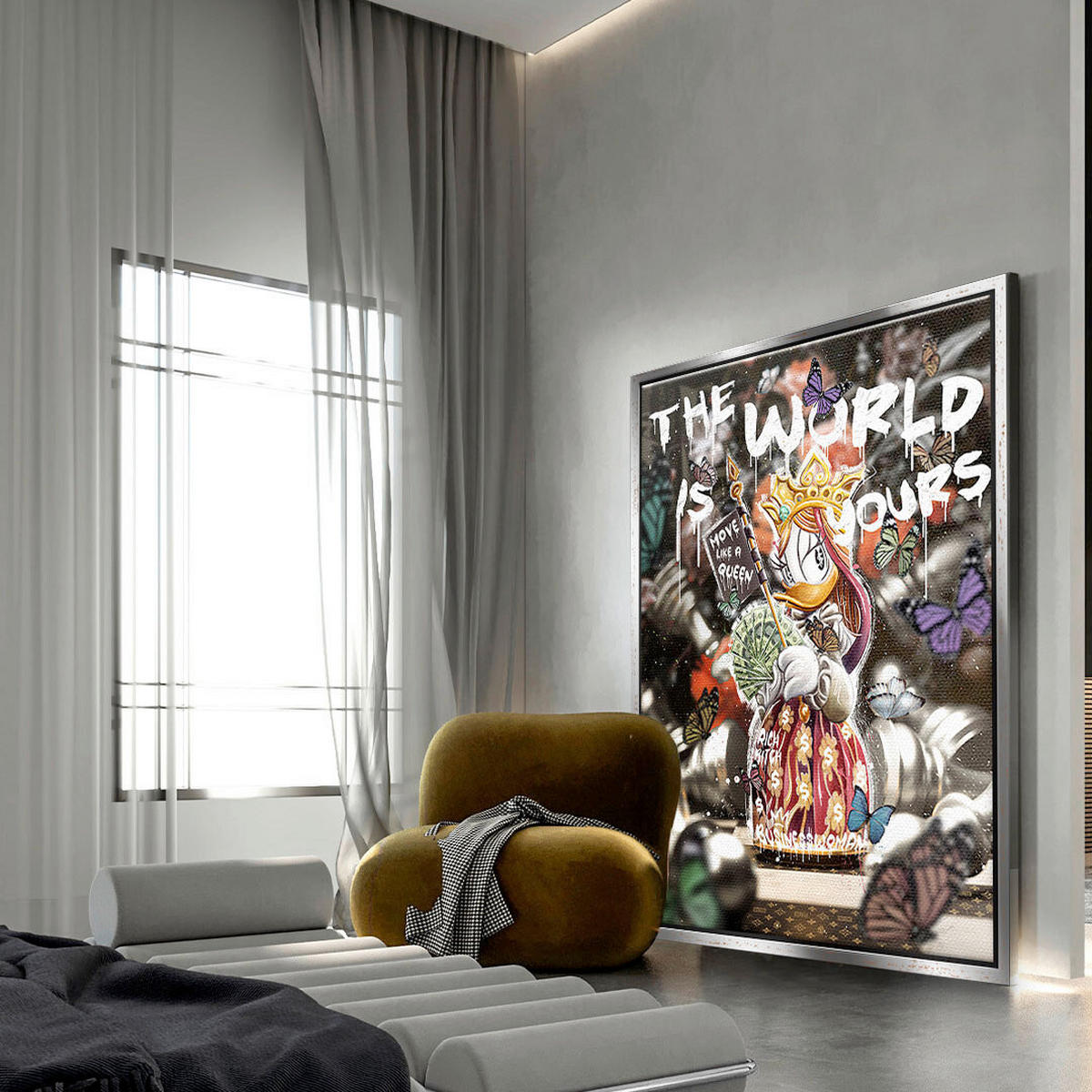 KUNSTDRUCK  - Multicolor, Basics, Holz (120x90cm)