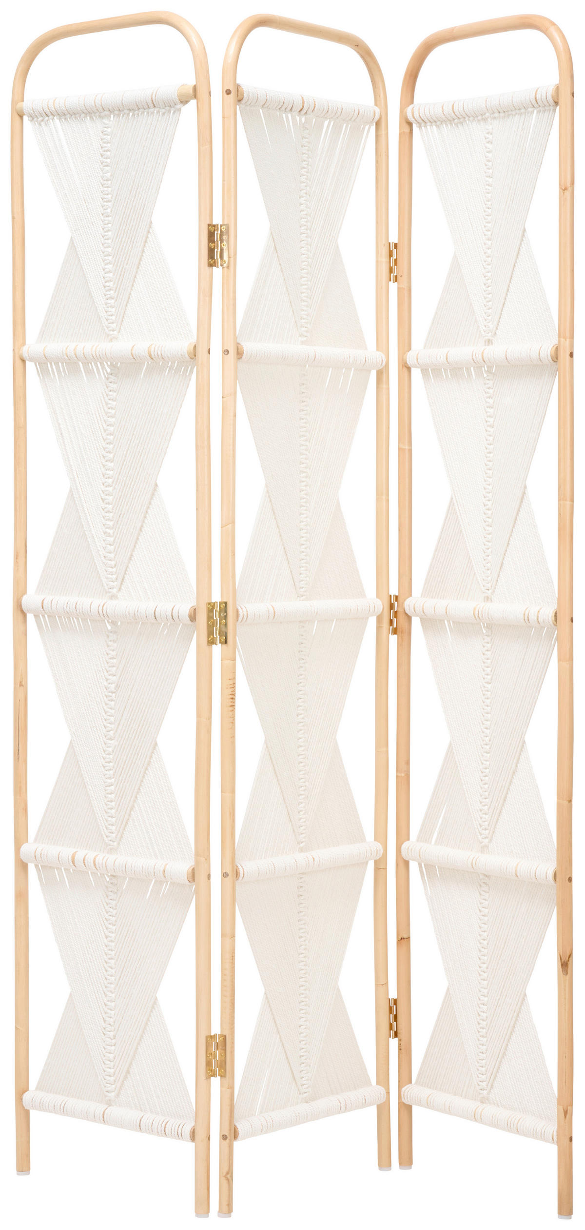 PARAVÁN, 120/170/3 cm - přírodní barvy/béžová, Natur, dřevo/textil (120/170/3cm) - Ambia Home