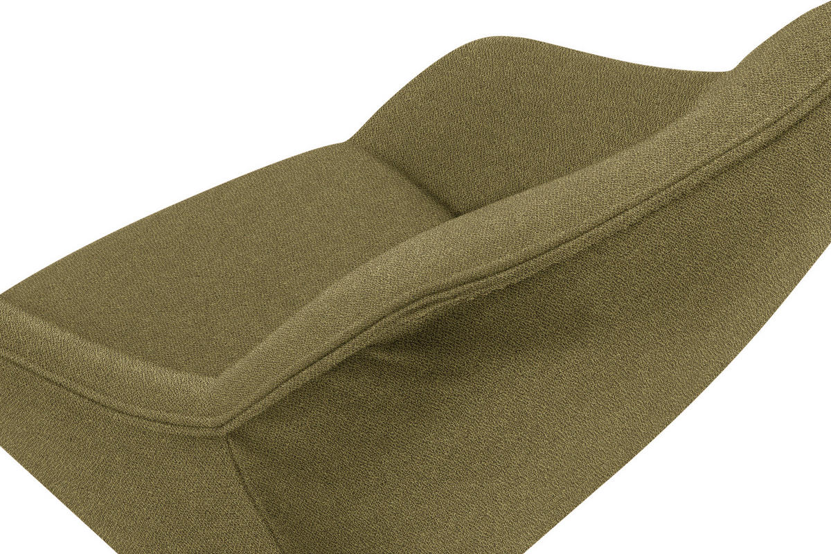 ARMLEHNSTUHL  in Nickel Flachgewebe  - Schwarz/Grün, Design, Textil/Metall (60/84/67cm) - Koinor