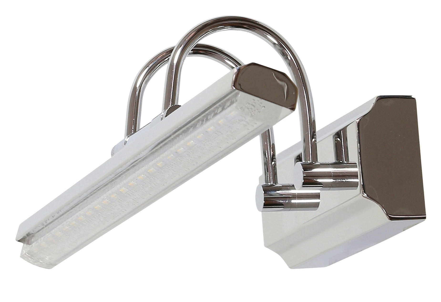 XXXLutz Led-Wandleuchte Chrom 40x11x14 cm