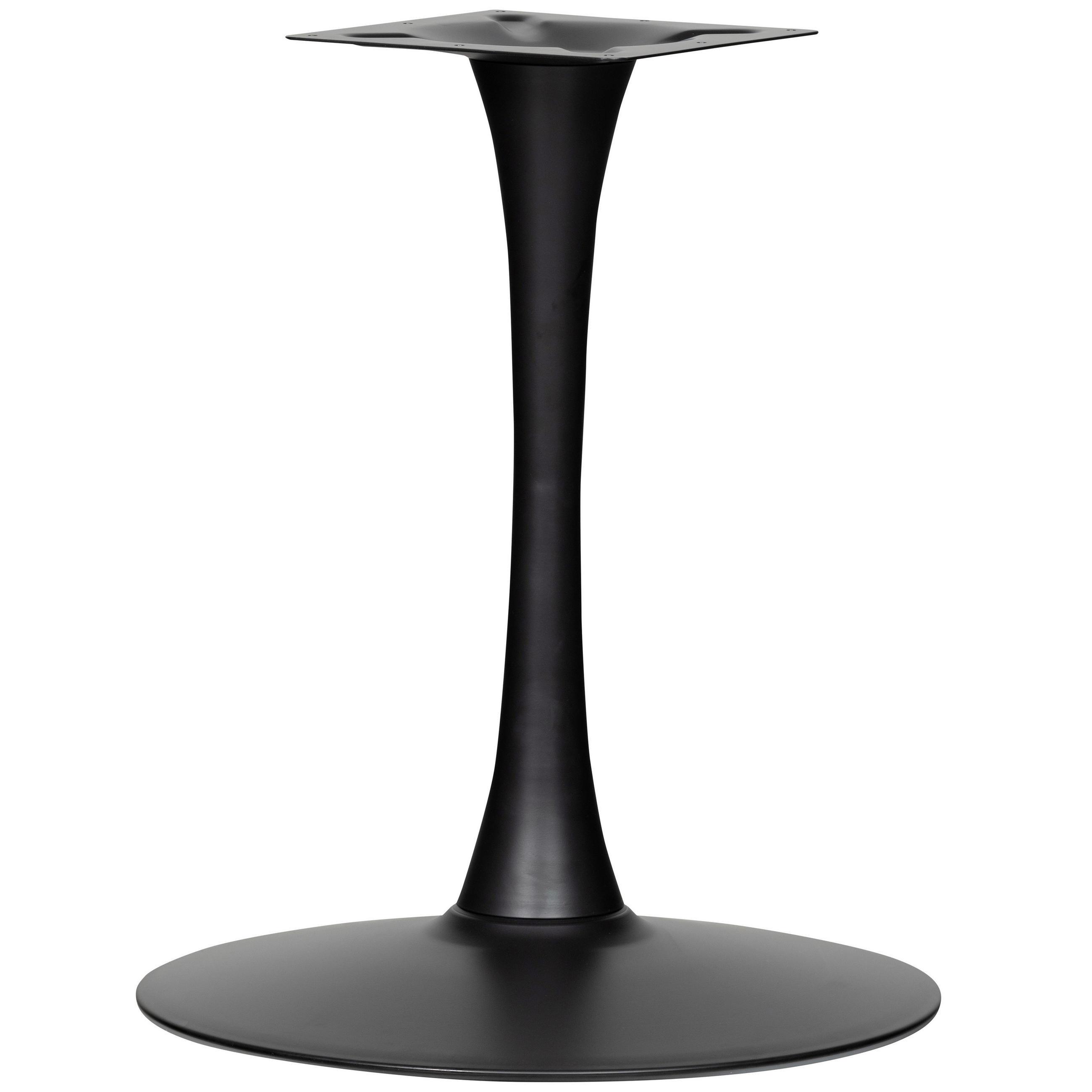 TISCHGESTELL in Metall 60/60/72 cm   - Schwarz, MODERN, Metall (60/60/72cm) - Livetastic
