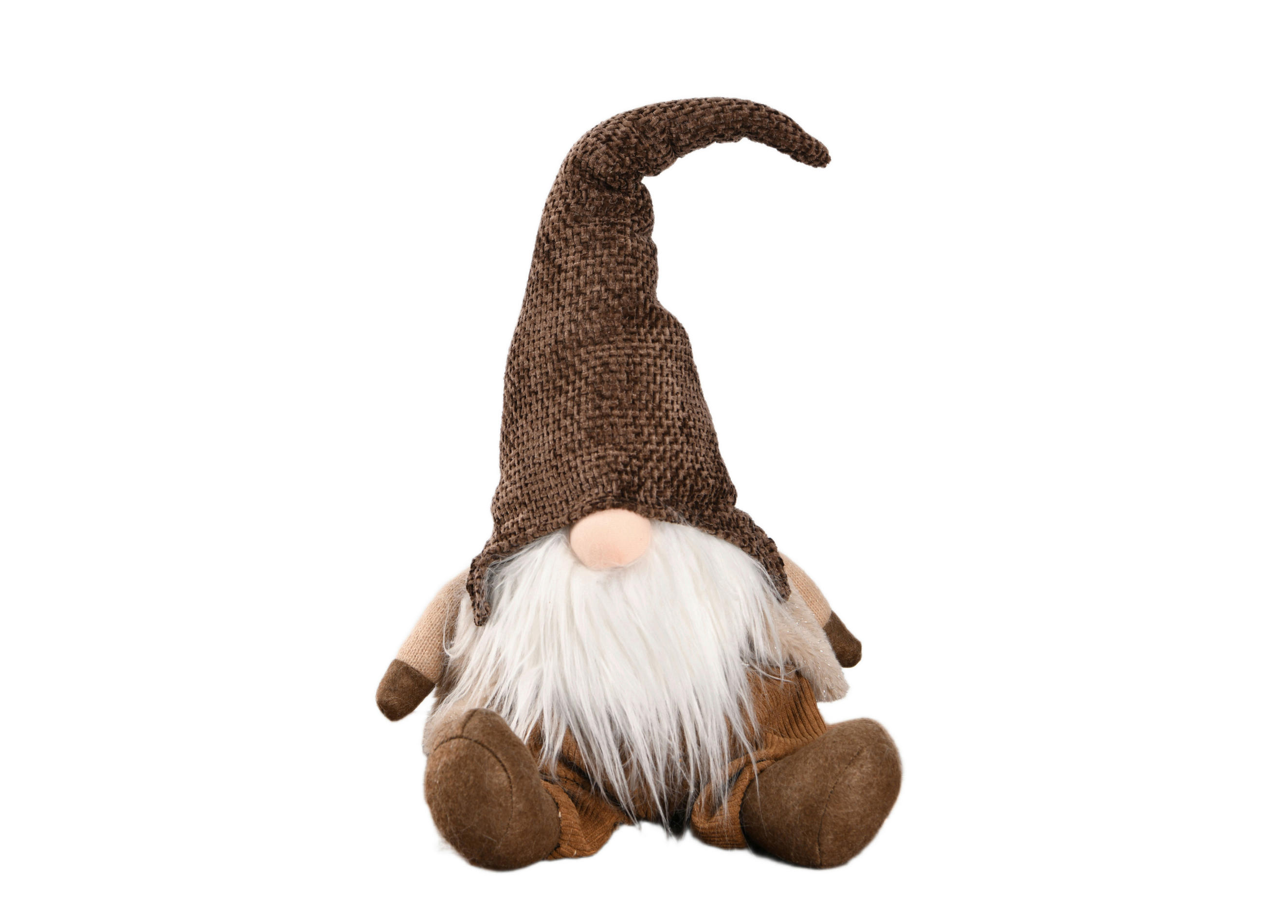 TOMTENISSE  - vit/brun, Lifestyle, plast (22/65/13cm) - X-Mas