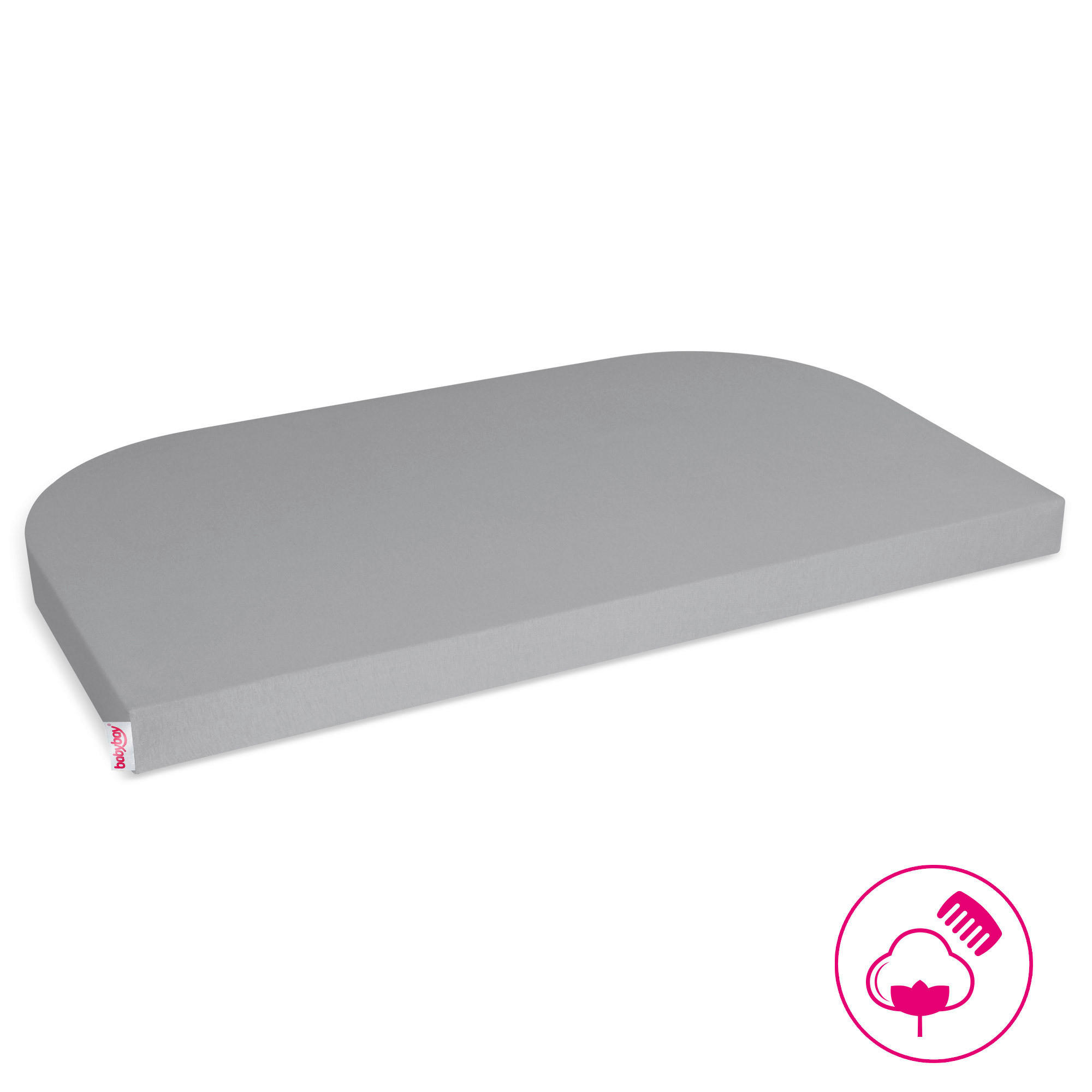 MATRATZENBEZUG - Weiß, Basics, Textil (105/57,5/6cm) - Babybay