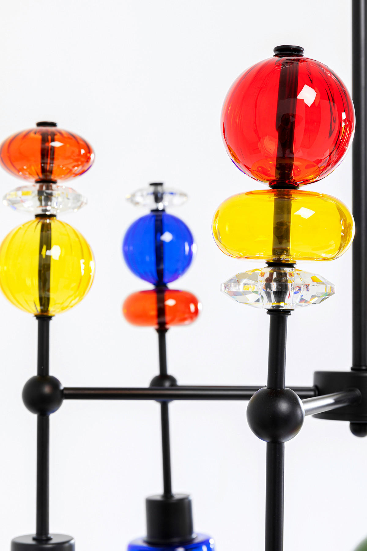 HÄNGELEUCHTE Mazzo Sei 61/88/61 cm   - LIFESTYLE, Glas/Metall (61/88/61cm) - Kare-Design
