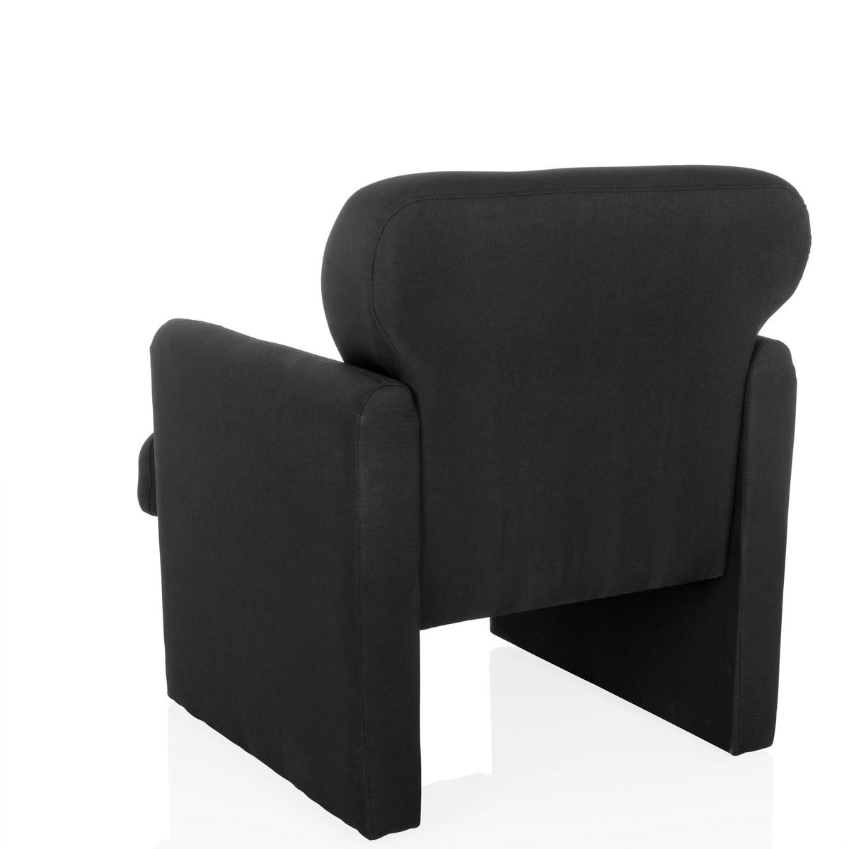 LOUNGEFÅTÖLJ  - svart, Modern, textil (66/77/74cm) - MID.YOU