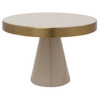 TORTENPLATTE - Beige/Goldfarben, Trend, Metall (30/14cm) - Kayoom